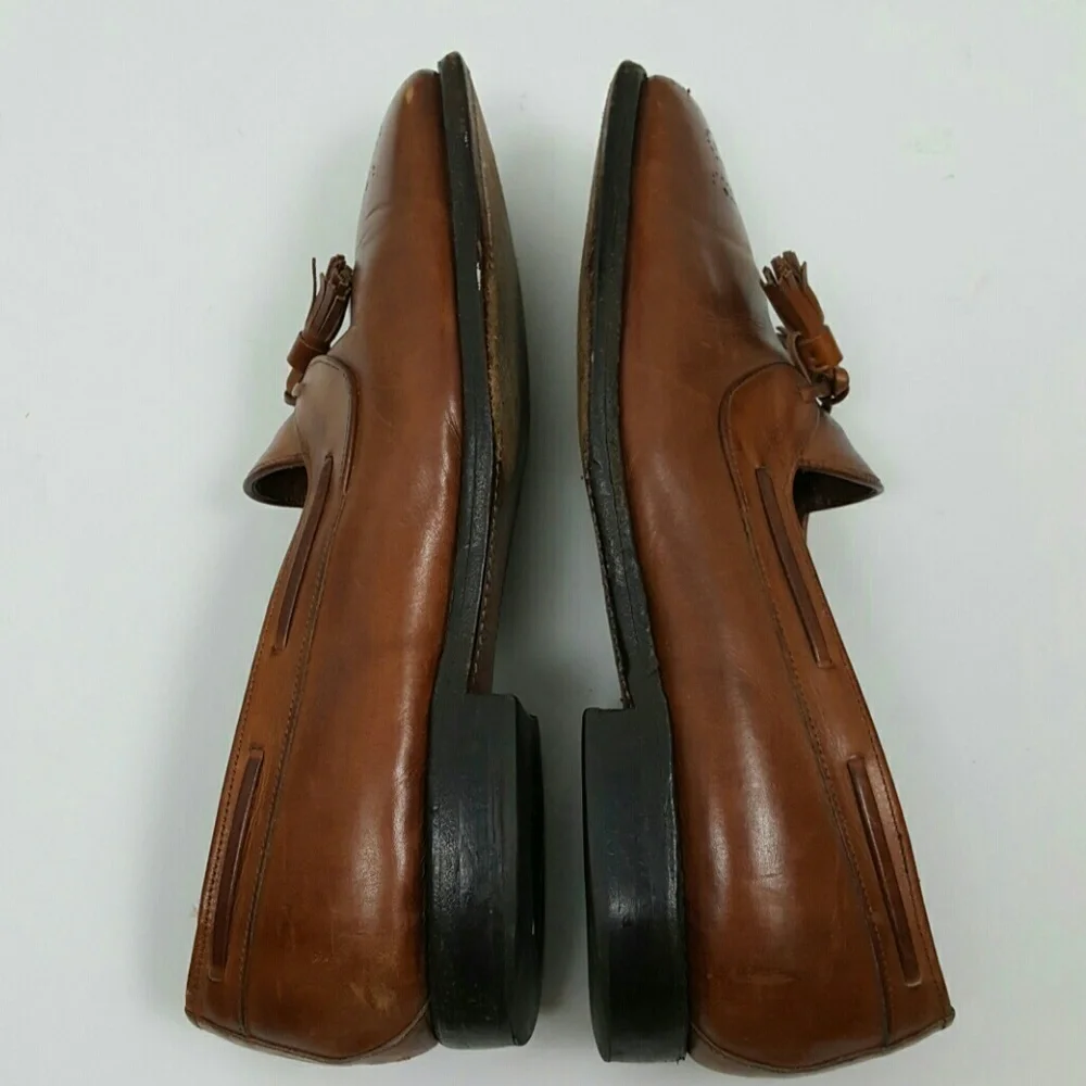 Allen Edmonds Windham Loafers Brown Leather Slip On Shoes Mens 10D